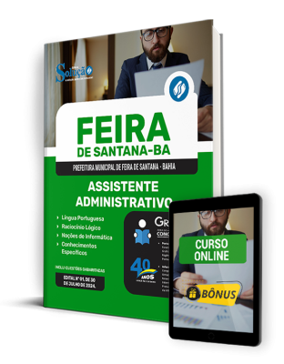 Apostila Prefeitura de Feira de Santana - BA 2024 - Assistente Administrativo - Imagem 1