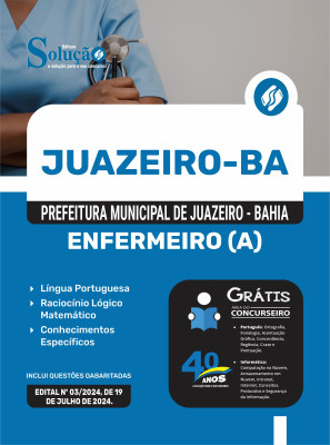 Apostila Prefeitura de Juazeiro - BA 2024 - Enfermeiro(a) - Imagem 3