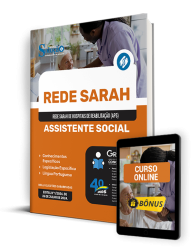 Capa Apostila Rede Sarah 2024 - Assistente Social