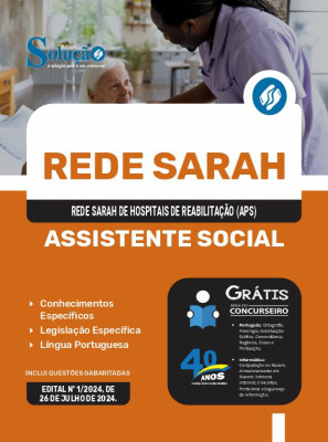 Apostila Rede Sarah 2024 - Assistente Social - Imagem 3