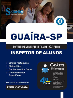 Apostila Prefeitura de Guaíra - SP em PDF 2024 - Inspetor de Alunos - Imagem 1