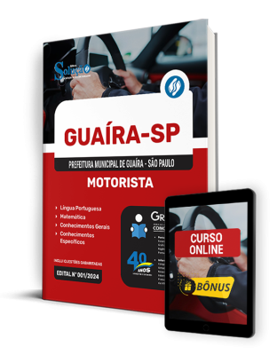 Apostila Prefeitura de Guaíra - SP  - Motorista - Imagem 1