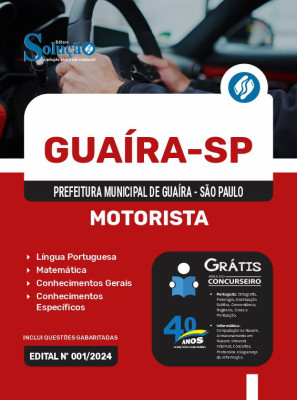 Apostila Prefeitura de Guaíra - SP 2024 - Motorista - Imagem 3