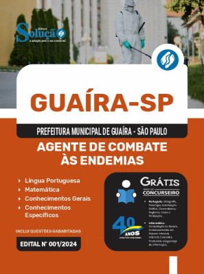 Apostila Prefeitura de Guaíra - SP 2024 - Agente de Combate às Endemias - Imagem 3