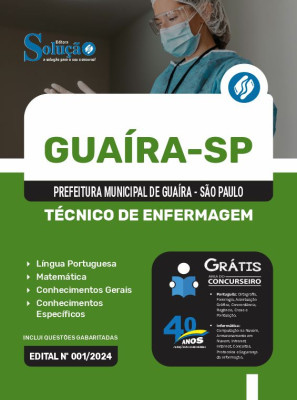 Apostila Prefeitura de Guaíra - SP 2024 - Técnico de Enfermagem - Imagem 3