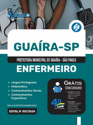 Apostila Prefeitura de Guaíra - SP em PDF  - Enfermeiro - Imagem 1