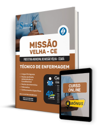 Capa Apostila Prefeitura de Missão Velha - CE 2024 - Técnico de Enfermagem