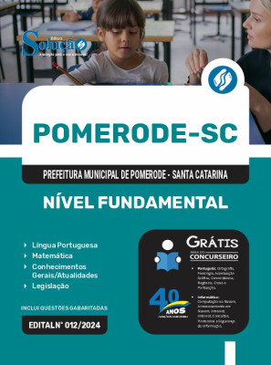 Apostila Prefeitura de Pomerode - SC 2024 - Nível Fundamental - Comum aos Cargos: Auxiliar de Serviços Gerais Escola e Zelador de Escola - Imagem 3