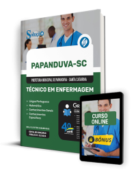 Capa Apostila Prefeitura de Papanduva - SC 2024 - Técnico em Enfermagem