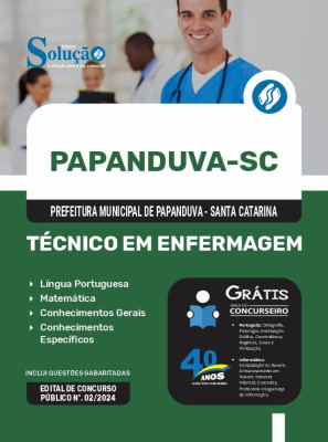 Apostila Prefeitura de Papanduva - SC 2024 - Técnico em Enfermagem - Imagem 3