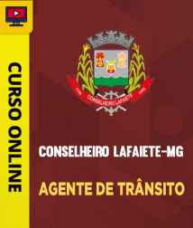 Capa Curso Prefeitura de Conselheiro Lafaiete-MG - Agente de Trânsito