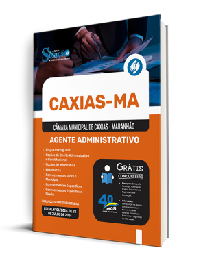 Apostila Câmara de Caxias - MA 2024 - Agente Administrativo - Imagem 2