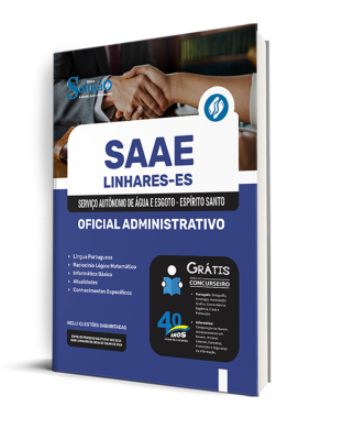 Apostila SAAE Linhares - ES 2024 - Oficial Administrativo - Imagem 2