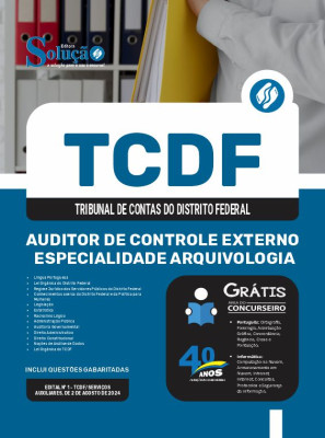 Apostila TCDF 2024 - Auditor de Controle Externo - Especialidade Arquivologia - Imagem 3