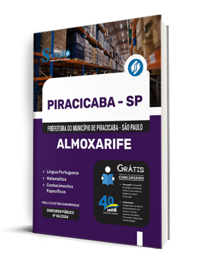 Apostila Prefeitura de Piracicaba - SP 2024 - Almoxarife - Imagem 2