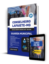 Capa Apostila Prefeitura de Conselheiro Lafaiete - MG 2024 - Guarda Municipal