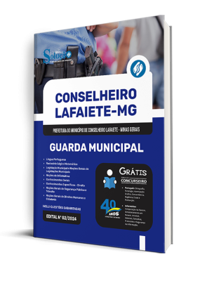 Apostila Prefeitura de Conselheiro Lafaiete - MG 2024 - Guarda Municipal - Imagem 2