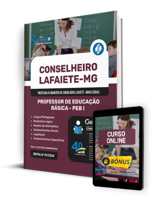 Apostila Prefeitura de Conselheiro Lafaiete - MG 2024 - Professor de Educação Básica - PEB I