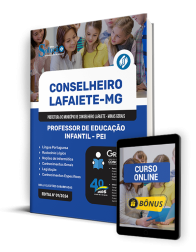 Capa Apostila Prefeitura de Conselheiro Lafaiete - MG 2024 - Professor de Educação Infantil - PEI