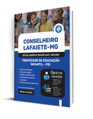 Apostila Prefeitura de Conselheiro Lafaiete - MG 2024 - Professor de Educação Infantil - PEI - Imagem 2