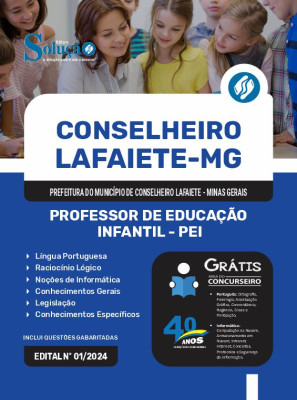 Apostila Prefeitura de Conselheiro Lafaiete - MG 2024 - Professor de Educação Infantil - PEI - Imagem 3