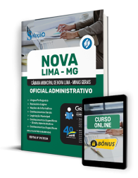 Capa Apostila Câmara de Nova Lima - MG 2024 - Oficial Administrativo