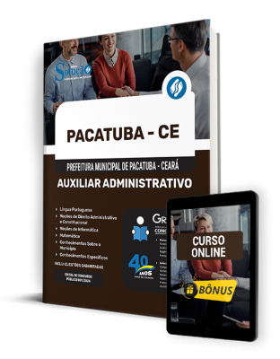 Apostila Prefeitura de Pacatuba - CE 2024 - Auxiliar Administrativo