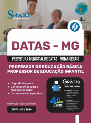 Apostila Prefeitura de Datas - MG 2024 - Professor de Educação Básica/Professor de Educação Infantil - Imagem 3