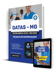 Capa Apostila Prefeitura de Datas - MG 2024 - Técnico em Enfermagem 