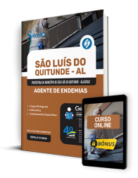 Capa Apostila Prefeitura de São Luís do Quitunde - AL 2024 - Agente de Endemias