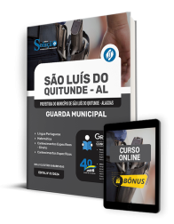 Capa Apostila Prefeitura de São Luís do Quitunde - AL 2024 - Guarda Municipal