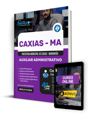 Apostila Prefeitura de Caxias - MA  - Auxiliar Administrativo - Imagem 1