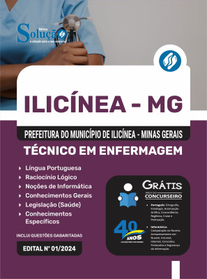 Apostila Prefeitura de Ilicínea - MG 2024 - Técnico em Enfermagem - Imagem 3