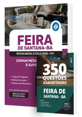 Combo Prefeitura de Feira de Santana - BA - Comum Médio, Técnico e Superior - Imagem 1