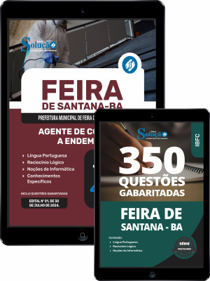 Combo Prefeitura de Feira de Santana - BA - Agente de Combate a Endemias - Imagem 1