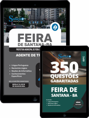 Combo Prefeitura de Feira de Santana - BA - Agente de Trânsito