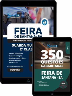 Combo Prefeitura de Feira de Santana - BA - Guarda Municipal - 2ª Classe