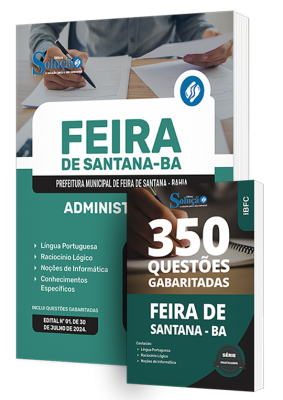 Combo Prefeitura de Feira de Santana - BA - Administrador - Imagem 1