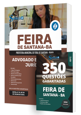 Combo Prefeitura de Feira de Santana - BA - Advogado e Analista Jurídico - Imagem 1