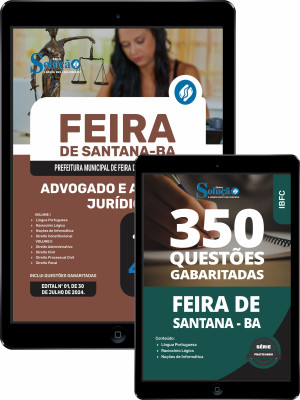 Combo Prefeitura de Feira de Santana - BA - Advogado e Analista Jurídico - Imagem 1