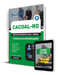 Capa Apostila Prefeitura de Cacoal - RO 2024 - Técnico em Enfermagem