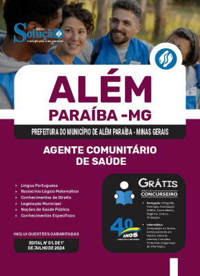 Apostila Prefeitura de Além Paraíba - MG em PDF 2024 - Agente Comunitário de Saúde - Imagem 1