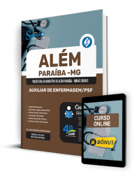 Capa Apostila Prefeitura de Além Paraíba - MG 2024 - Auxiliar de Enfermagem/PSF