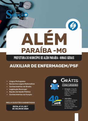 Apostila Prefeitura de Além Paraíba - MG 2024 - Auxiliar de Enfermagem/PSF - Imagem 3