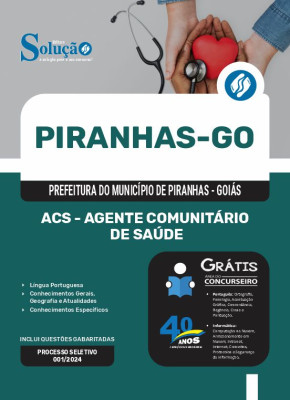 Apostila Prefeitura de Piranhas - GO  - ACS - Agente Comunitário de Saúde - Imagem 3