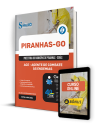 Capa Apostila Prefeitura de Piranhas - GO 2024 - ACE - Agente de Combate às Endemias