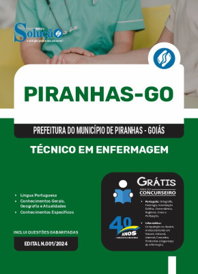 Apostila Prefeitura de Piranhas - GO 2024 - Técnico em Enfermagem - Imagem 3