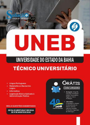 Apostila UNEB em PDF 2024 - Técnico Universitário - Imagem 1