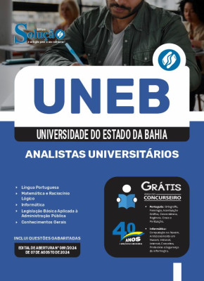 Apostila UNEB 2024 - Analistas Universitários - Imagem 3