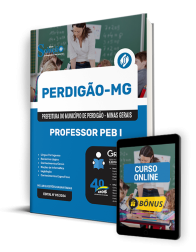 Capa Apostila Prefeitura de Perdigão - MG 2024 - Professor PEB I